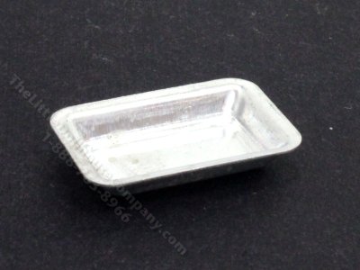 (image for) Miniature Rectangular Metal Baking Pan for Dollhouses