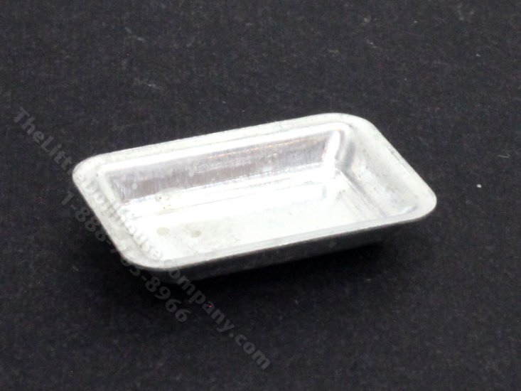 (image for) Miniature Rectangular Metal Baking Pan for Dollhouses