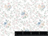 (image for) Flowers and Floral Vine Miniature Wallpaper for Dollhouses