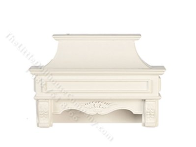 (image for) Miniature White Kitchen Stove Hood for Dollhouses
