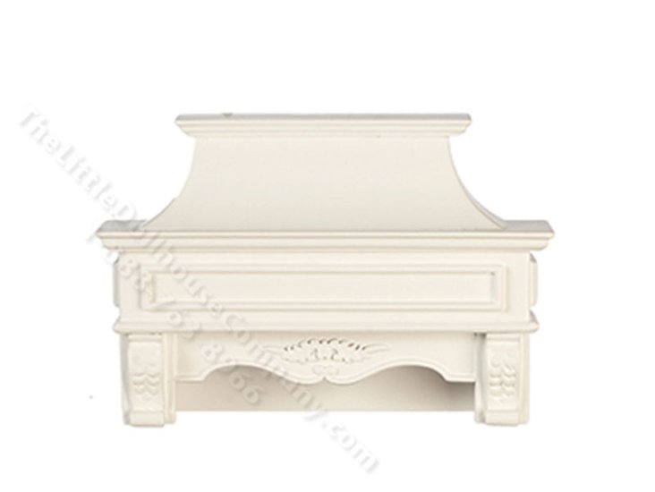 (image for) Miniature White Kitchen Stove Hood for Dollhouses