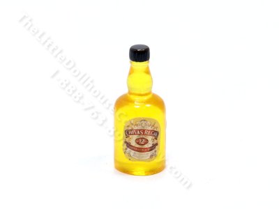 (image for) Miniature Chivas Regal Whiskey Bottle for Dollhouses