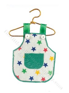 (image for) Miniature Green Apron with Hanger