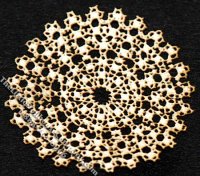 (image for) Miniature Multi-Scale Laser Cut Round Doily for Dollhouses
