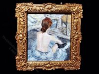 (image for) Miniature 'La Toilette' Painting by Kelly Hadden