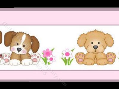 (image for) Dollhouse Scale Model Children's Wallpaper Borders