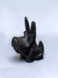 (image for) Vintage Handmade Miniature Carved Scottie Dog
