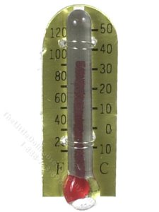 (image for) Miniature Thermometer for Dollhouses