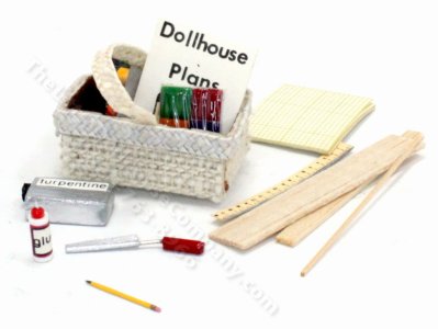 (image for) Miniature Dollhouse and Craft Supplies for Dollhouses