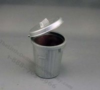 (image for) Dollhouse Miniature Empty Garbage Can