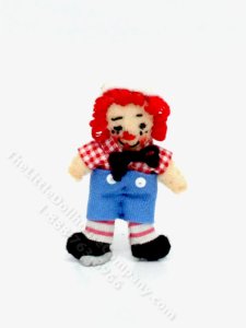 (image for) Miniature Handmade Raggedy Andy Doll