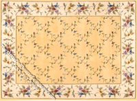 (image for) Miniature Medium Sized Floral Rug for Dollhouses