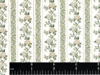 (image for) Kismet Stripe Pattern Miniature Wallpaper for Dollhouses - White