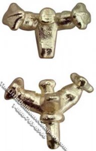 (image for) Miniature Set of Brass Faucets for Dollhouses, 2/pk