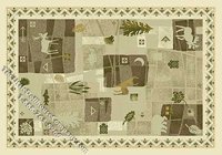 (image for) Dollhouse Scale Model Medium Sized "Outdoors" Themed Rug