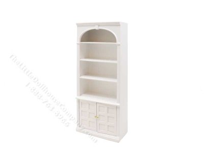 (image for) Miniature Open White Bookcase