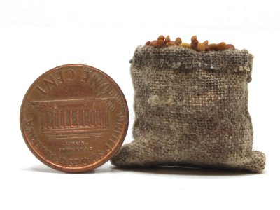(image for) Half Scale Miniature Sack of Grain by Charlotte Willmott