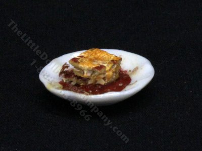 (image for) Miniature Slice of Lasagna for Dollhouses
