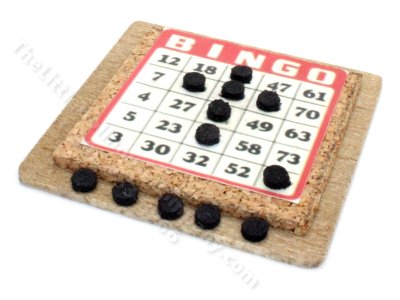(image for) Miniature Game of Bingo for Dollhouses