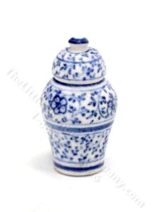 (image for) Vintage Handmade Miniature Clay Urn by J Clark