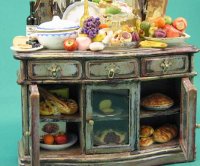 (image for) Kitchen Credenza with Mirror by Twylla Charles