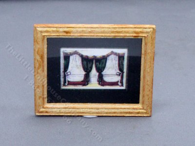 (image for) Miniature Decor Double Window Art Print for Dollhouses