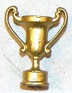 (image for) Miniature Trophy, Cup, Gold Color for Dollhouses