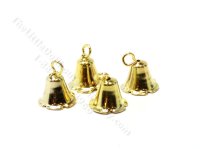 (image for) Miniature Gold Coloured Jingle Bells for Dollhouses
