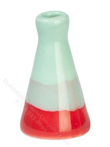 (image for) Miniature Two-Tone Cone Vase for Dollhouses
