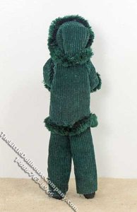 (image for) Red Haired Girl Wearing a Green Winter Outfit by Patsy Thomas