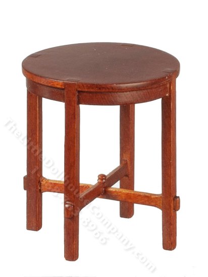 (image for) Miniature Round Side Table for Dollhouses