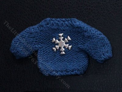 (image for) Miniature Snowflake Sweater for Dollhouses