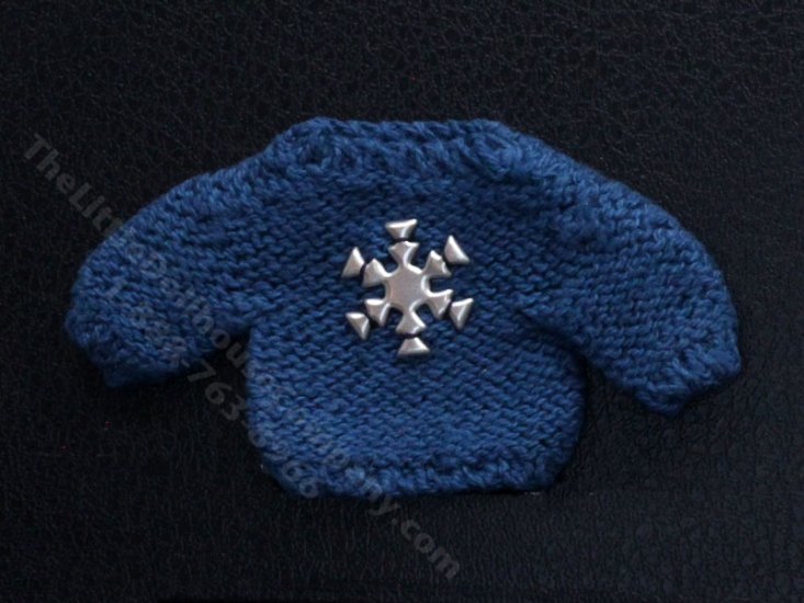 (image for) Miniature Snowflake Sweater for Dollhouses