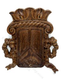 (image for) Miniature Tudor Wall Medallion for Dollhouses