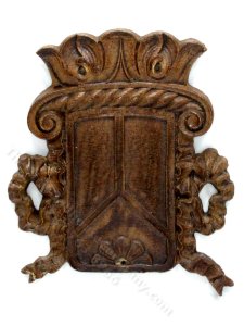 (image for) Miniature Tudor Wall Medallion for Dollhouses