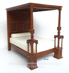 (image for) Miniature Great Bed Of Ware - Walnut