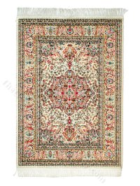 (image for) Miniature Pale Turkish Carpet for Dollhouses