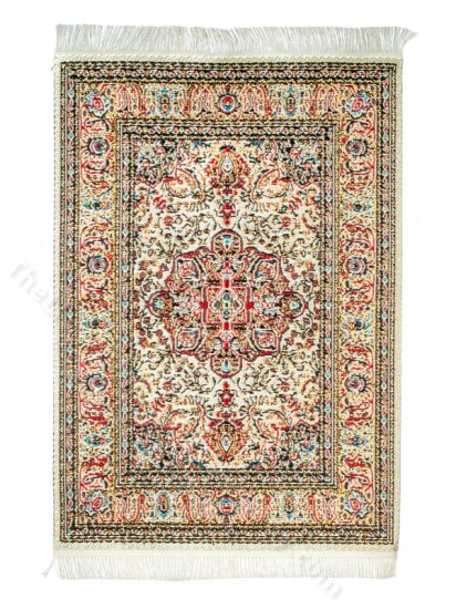 (image for) Miniature Pale Turkish Carpet for Dollhouses