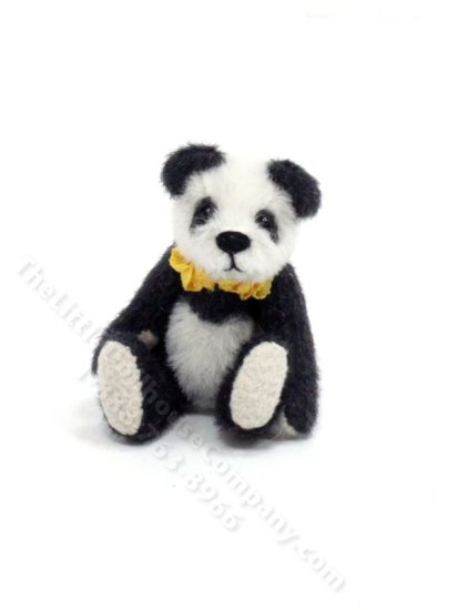 (image for) Miniature Panda Bear for Dollhouses