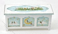 (image for) Miniature Handcrafted Chest for Dollhouses