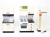 (image for) 1/18th Scale Kitchen Set for Dollhouses