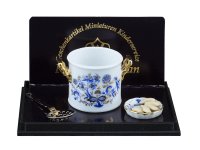 (image for) Miniature Stuffed Ravioli with pot - Blue Onion Gold Design