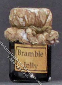 (image for) Miniature Homemade Bramble Jelly in Wax Sealed Jar