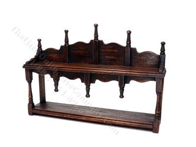 (image for) Miniature Signed Decorative Tudor Side Table by Michael Mortimer