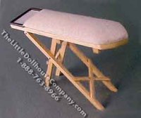(image for) Miniature Pine Ironing Board for Dollhouses