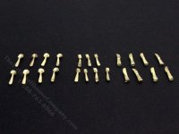 (image for) Miniature 23 Piece Gold Silverware Set for Dollhouses
