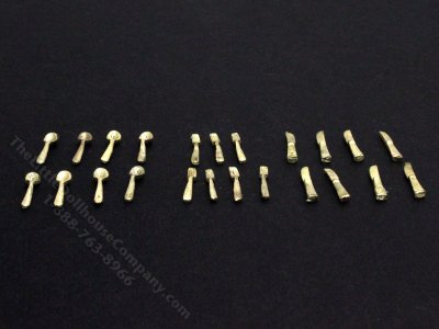 (image for) Miniature 23 Piece Gold Silverware Set for Dollhouses