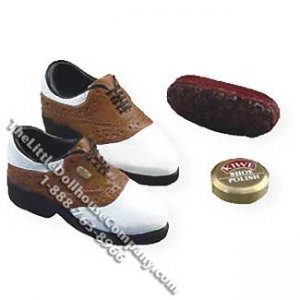 (image for) Miniature Shoe Polish Set for Dollhouses