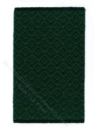 (image for) Miniature Teal Diamond Rug for Dollhouses