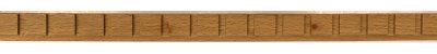 (image for) Milled Dental Pattern #2 Wood Strips